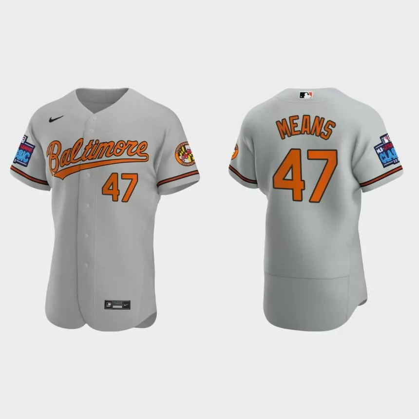 John Means Baltimore Orioles 2022 Little League Classic Authentic Jersey – Gray