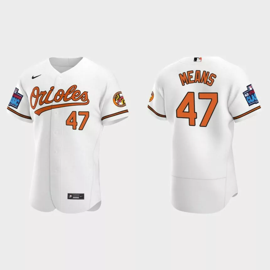 John Means Baltimore Orioles 2022 Little League Classic Authentic Jersey – White
