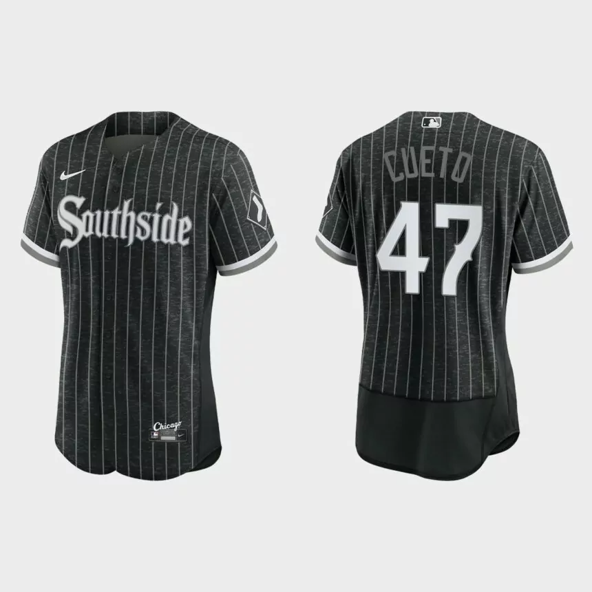 Johnny Cueto Chicago White Sox City Connect Authentic Jersey – Black