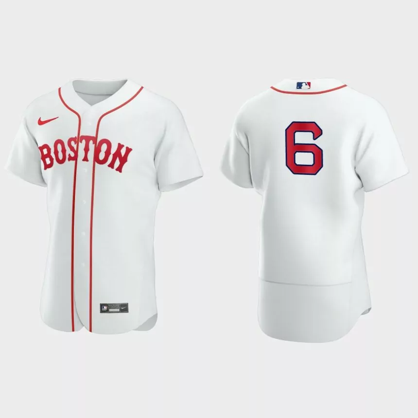 Johnny Pesky Boston Red Sox 2021 Patriots’ Day Authentic Jersey – White