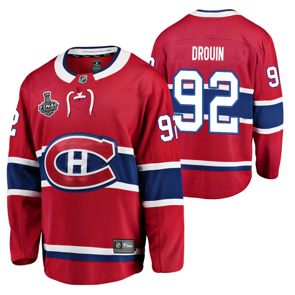 Jonathan Drouin Canadiens 2021 Stanley Cup Final Red Jersey Home