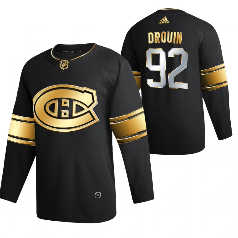 Jonathan Drouin Montreal Canadiens Black 2021 Golden Edition Jersey Limited Authentic