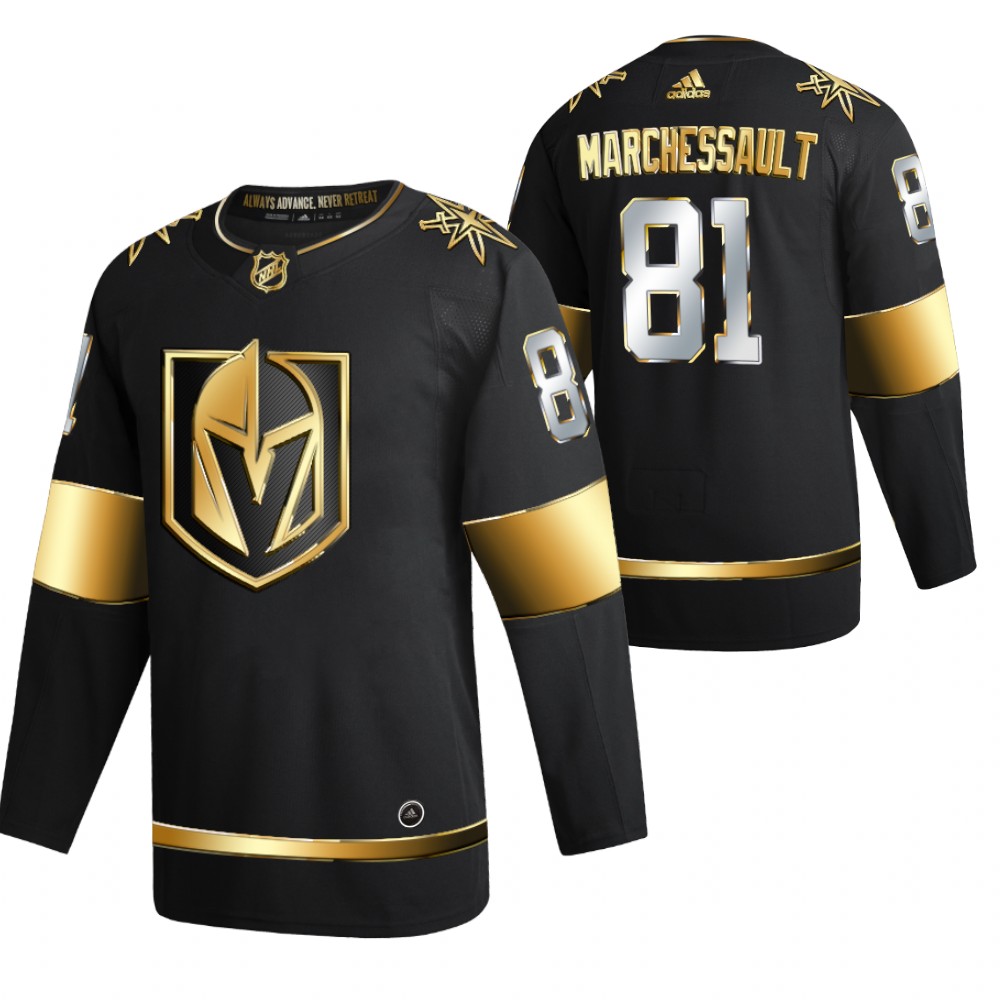 Jonathan Marchessault Vegas Golden Knights Black 2021 Golden Edition Jersey Limited Authentic