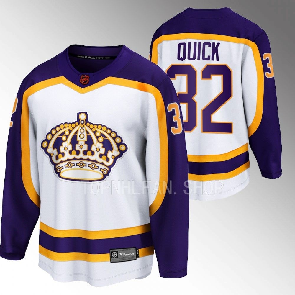 Jonathan Quick LA Kings Special Edition 2.0 White Jersey Breakaway