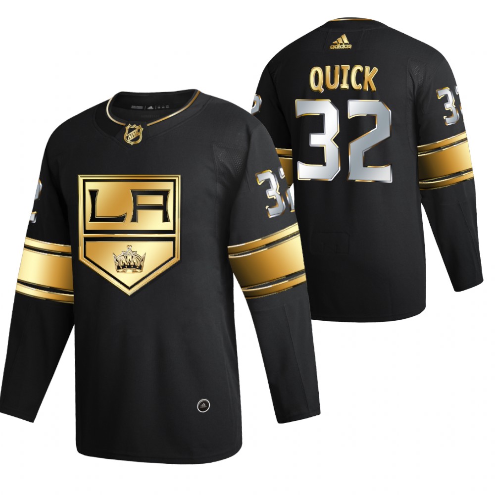 Jonathan Quick Los Angeles Kings Black 2021 Golden Edition Jersey Limited Authentic