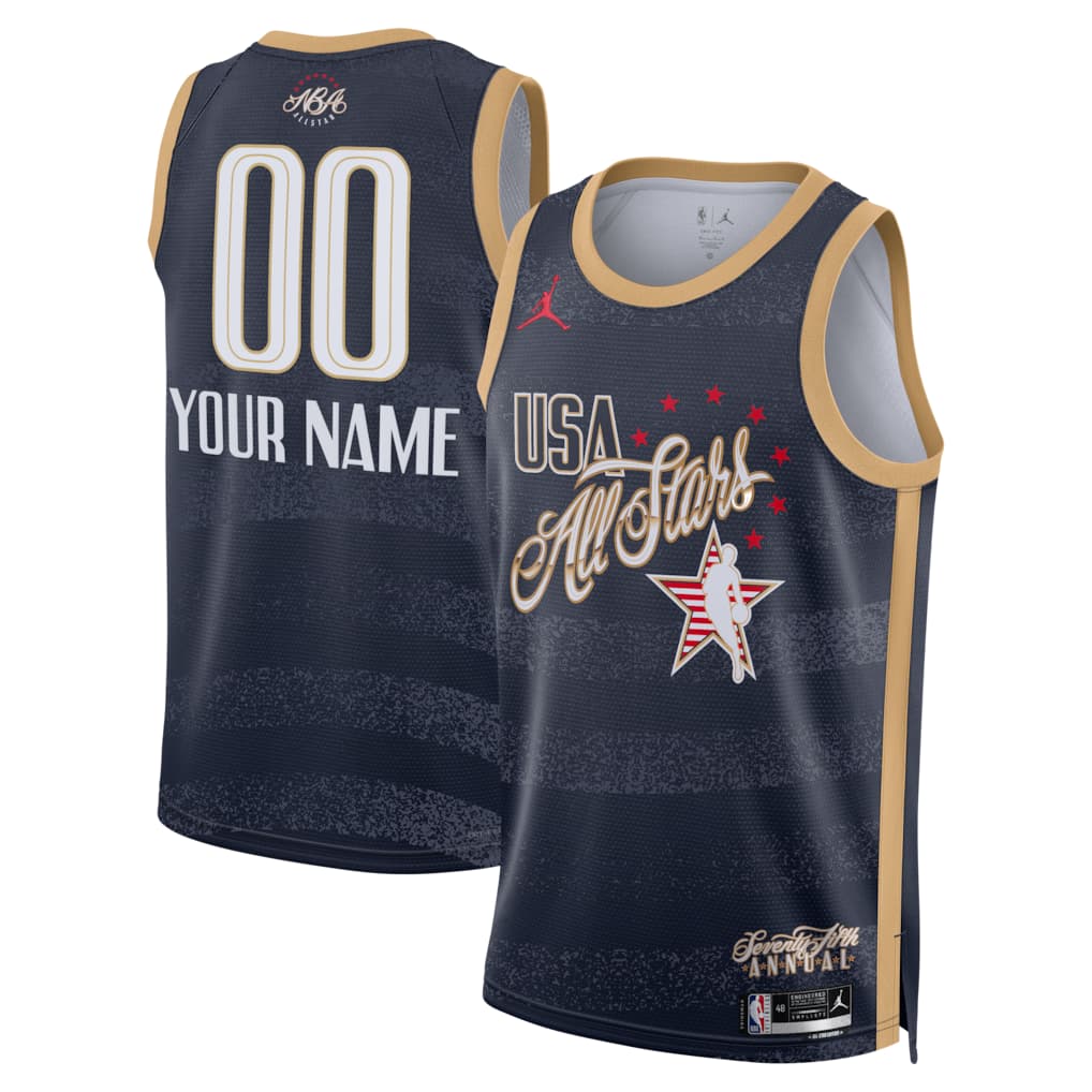 Jordan Brand Unisex 2026 NBA All-Star Game Swingman Custom Jersey - Navy