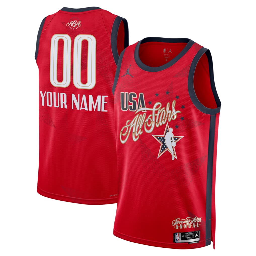 Jordan Brand Unisex 2026 NBA All-Star Game Swingman Custom Jersey - Red