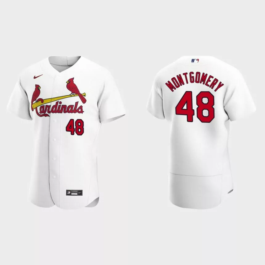 Jordan Montgomery St. Louis Cardinals Authentic Home Jersey – White