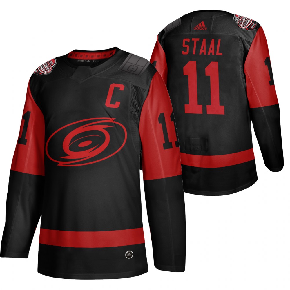 Jordan Staal Carolina Hurricanes Black 2021 Stadium Series Authentic Jersey