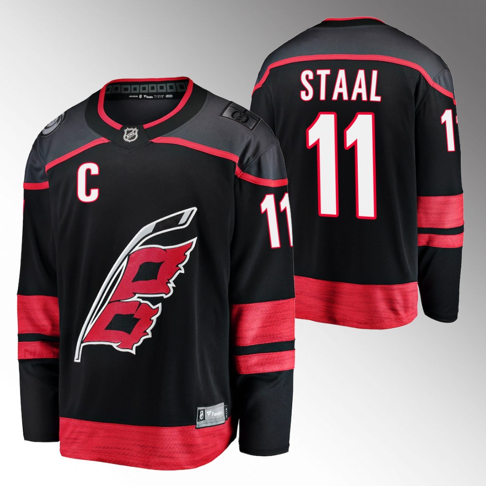 Jordan Staal Carolina Hurricanes Jersey Primary Home Black 2022-23 Breakaway Player