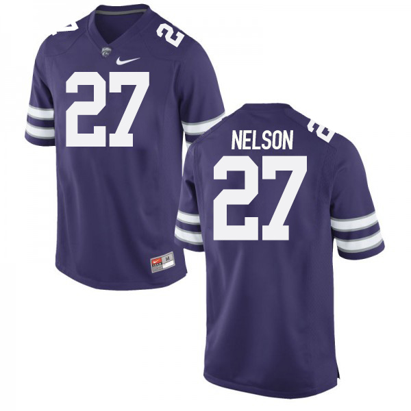 Jordy Nelson Kansas State Wildcats Men's Jersey - #27 NCAA Blue Limited