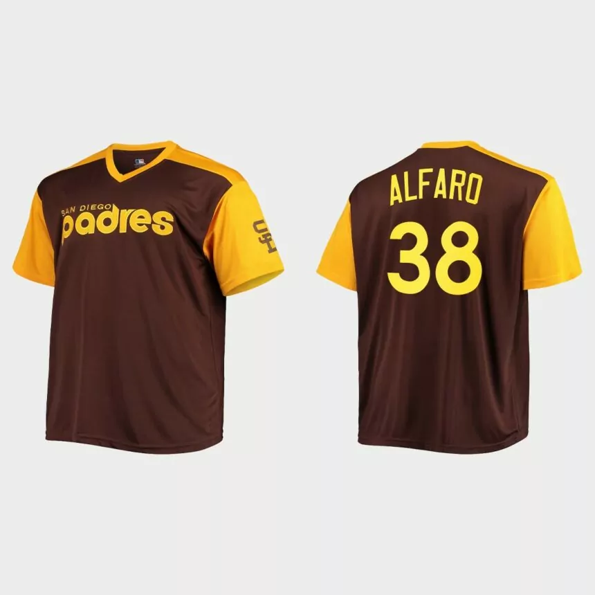 Jorge Alfaro San Diego Padres Replica Cooperstown Jersey – Brown