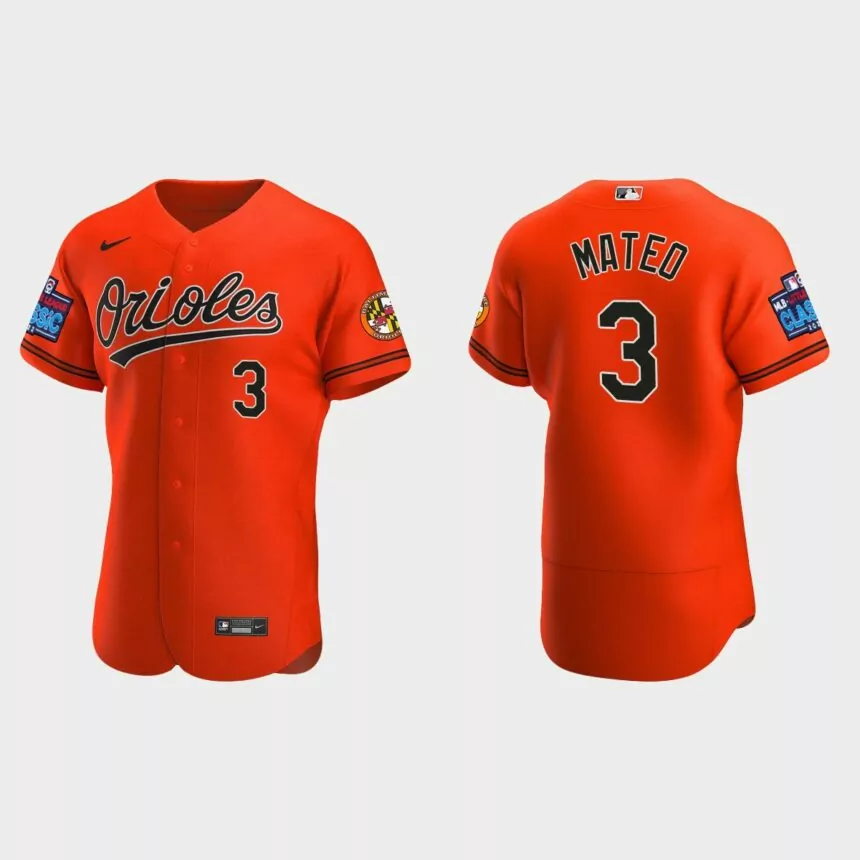 Jorge Mateo Baltimore Orioles 2022 Little League Classic Authentic Jersey – Orange