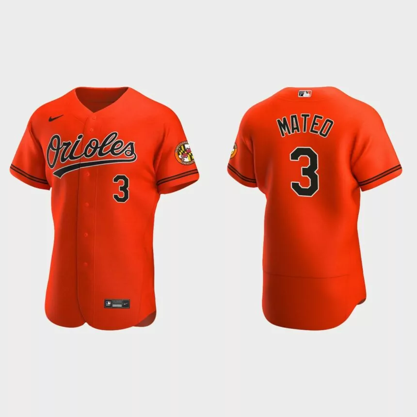 Jorge Mateo Baltimore Orioles Authentic Alternate Jersey – Orange