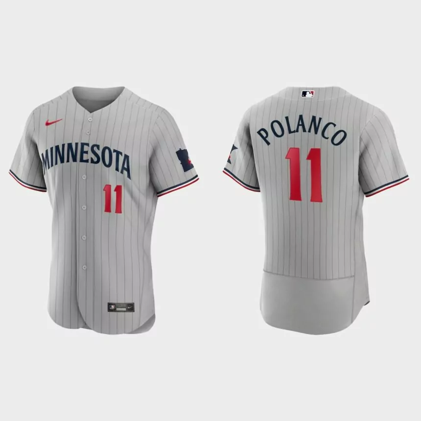 Jorge Polanco Minnesota Twins 2023 Authentic Jersey – Gray