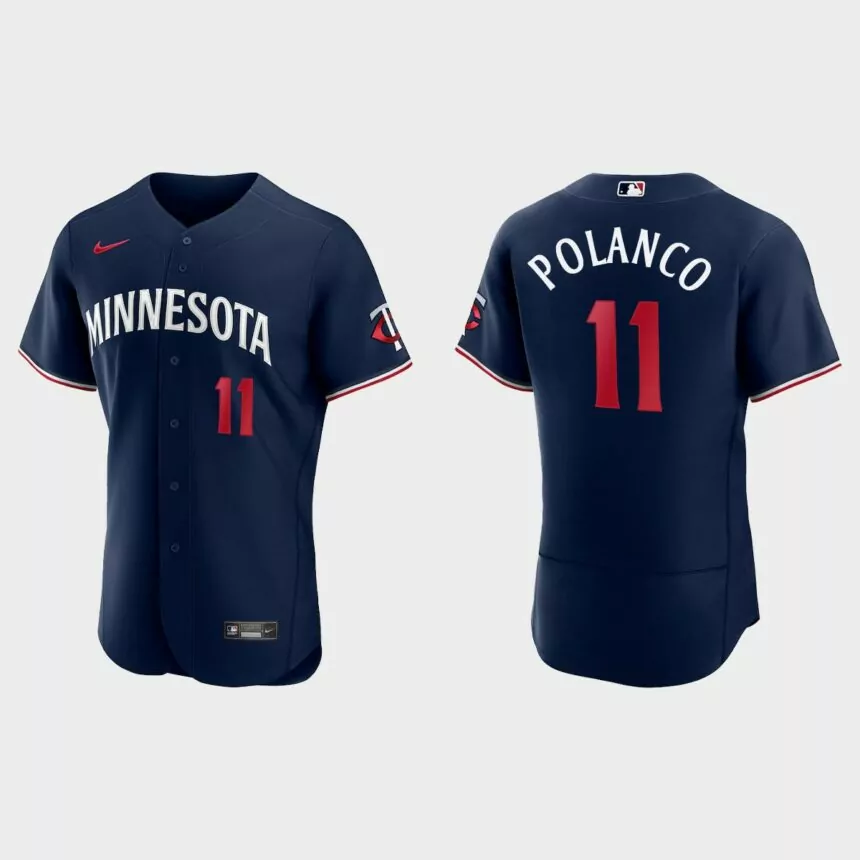 Jorge Polanco Minnesota Twins 2023 Authentic Jersey – Navy