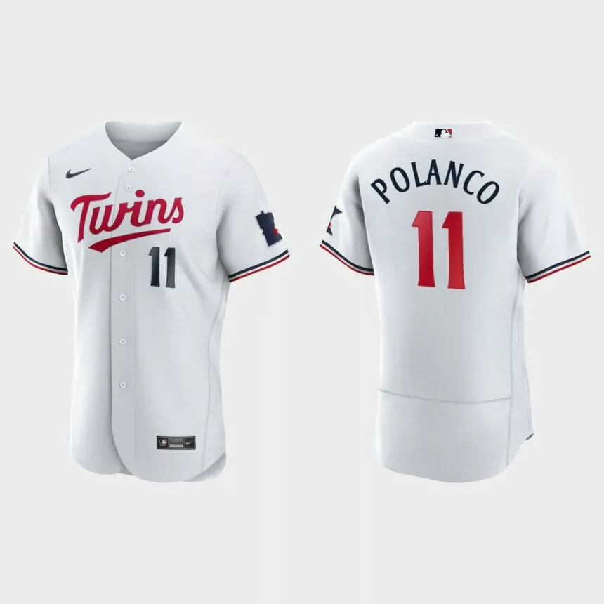 Jorge Polanco Minnesota Twins 2023 Authentic Jersey – White