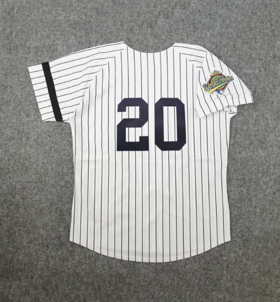 Jorge Posada 1996 New York Yankees World Series Men's Home Cooperstown Jersey