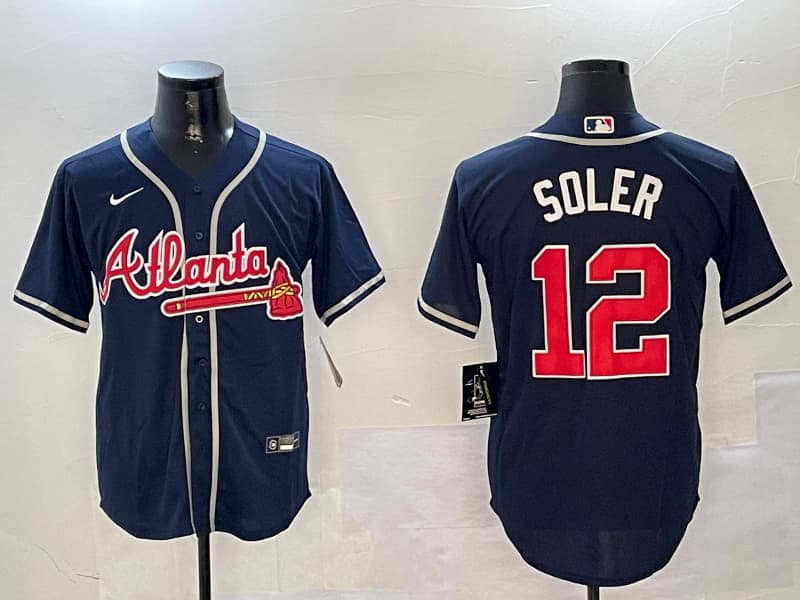 Jorge Soler Atlanta Braves Mens    Limited Baseball Jersey