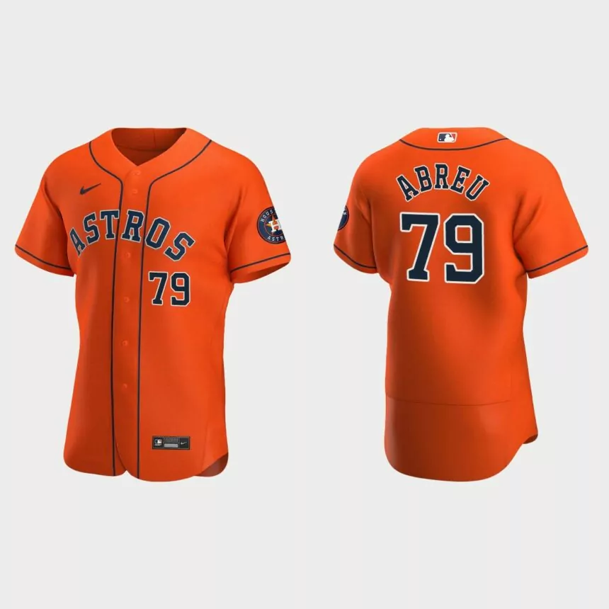 Jose Abreu Houston Astros Authentic Alternate Jersey – Orange