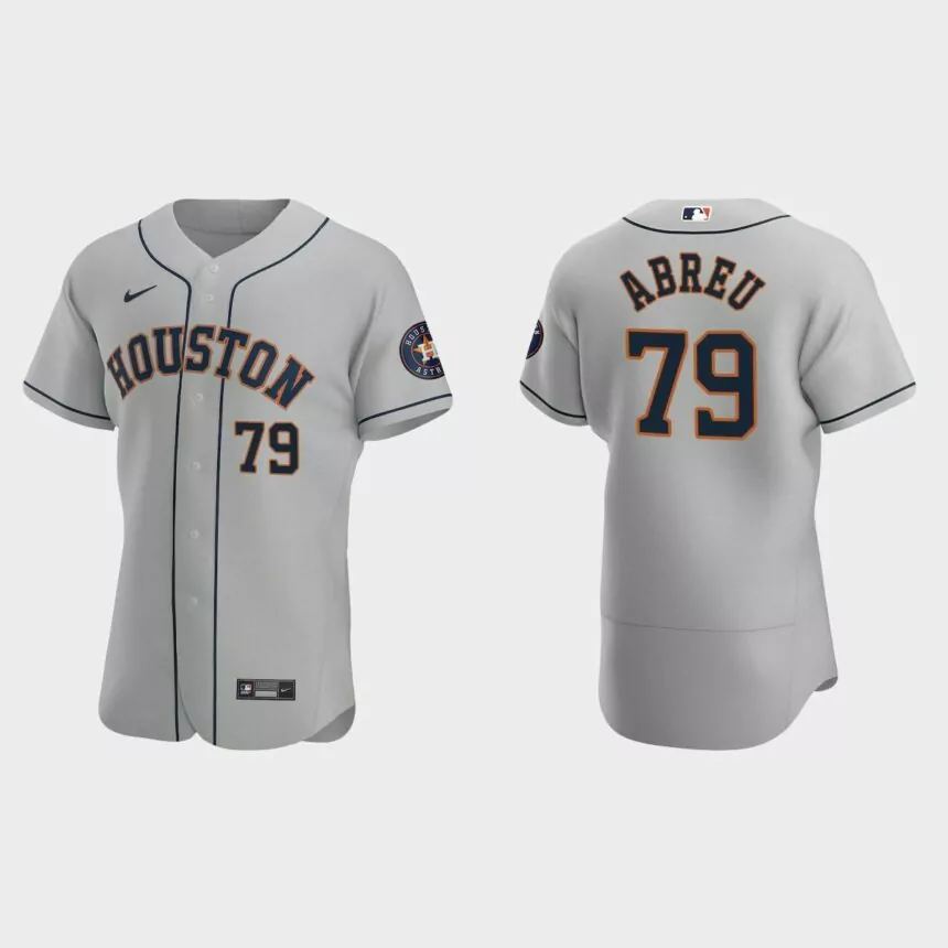 Jose Abreu Houston Astros Authentic Road Jersey – Gray