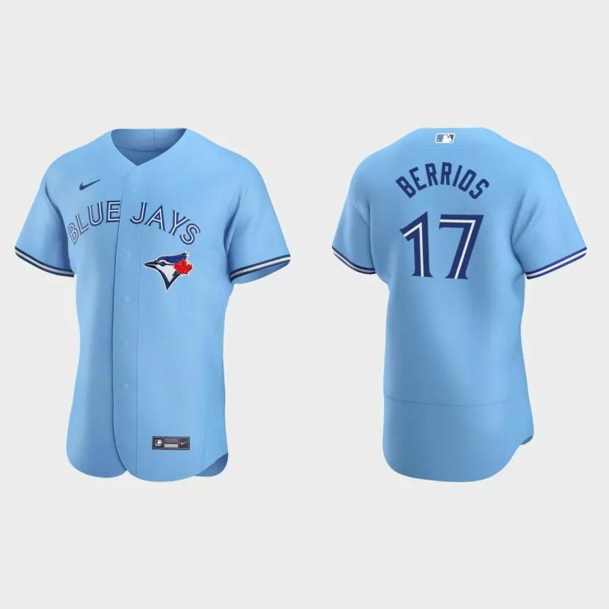 Jose Berrios Toronto Blue Jays Authentic Home Jersey – Powder Blue