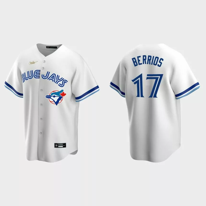 Jose Berrios Toronto Blue Jays Cooperstown Collection Home Jersey – White