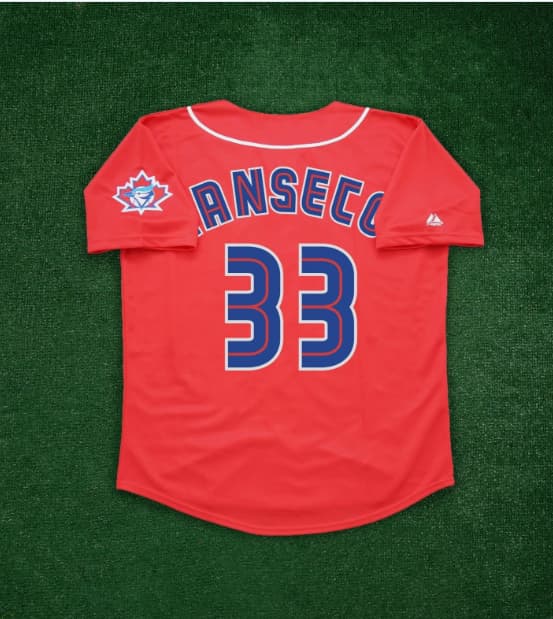 Jose Canseco 1998  Toronto Blue Jays jersey