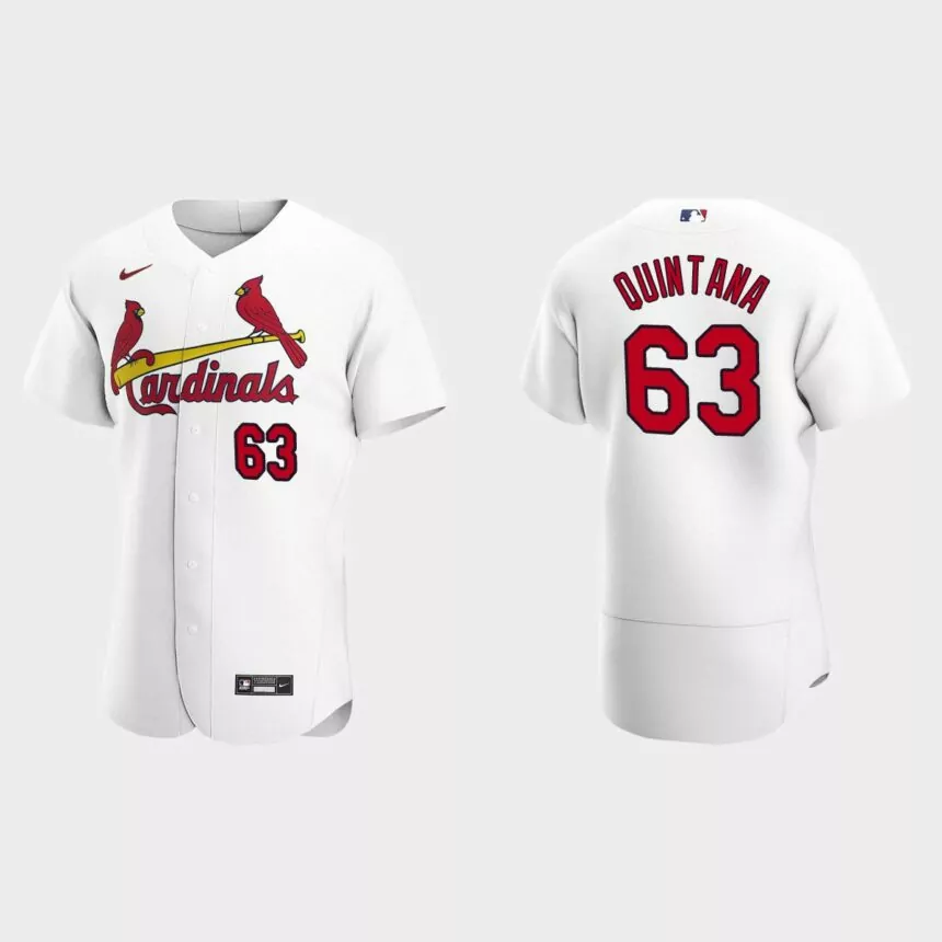 Jose Quintana St. Louis Cardinals Authentic Home Jersey – White