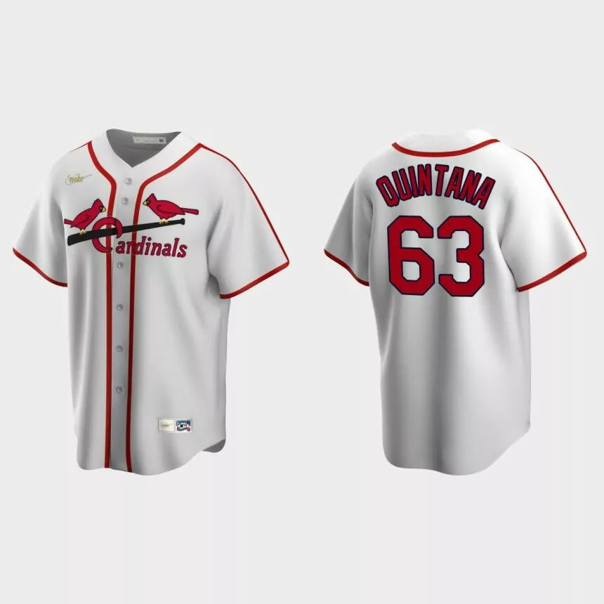Jose Quintana St. Louis Cardinals Cooperstown Collection Home Jersey – White