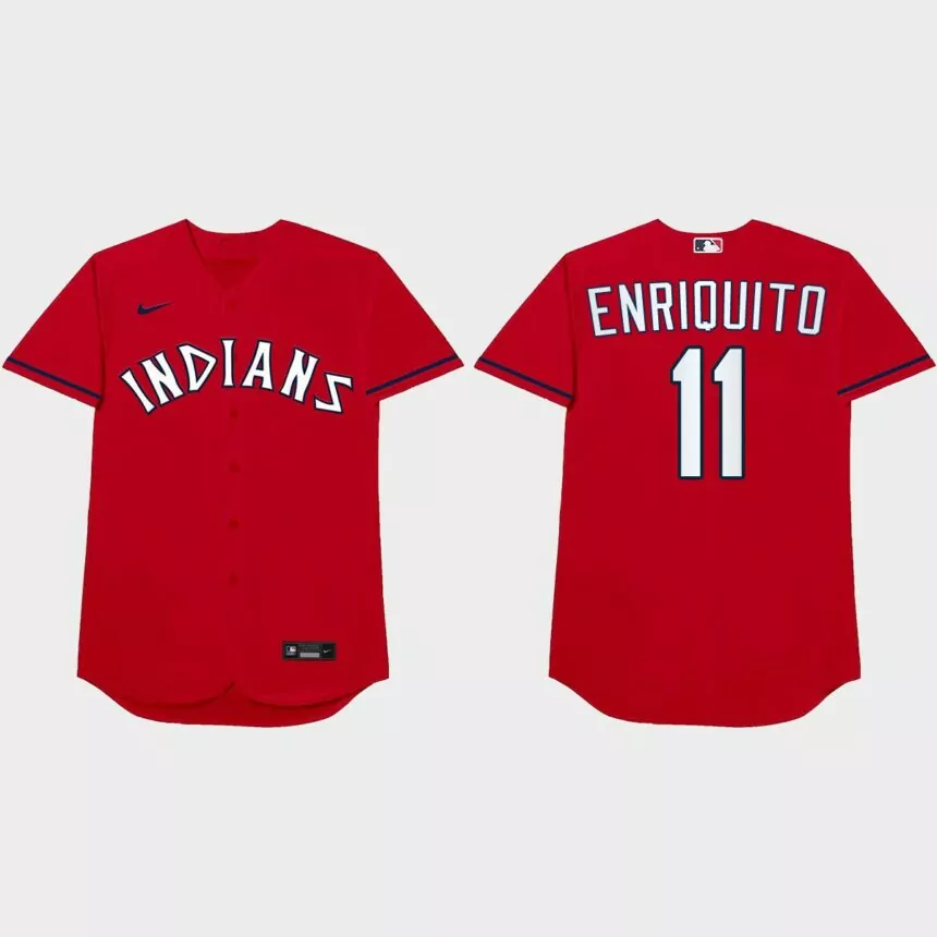 Jose Ramirez 2021 Players’ Weekend Enriquito Nickname Jersey – Red