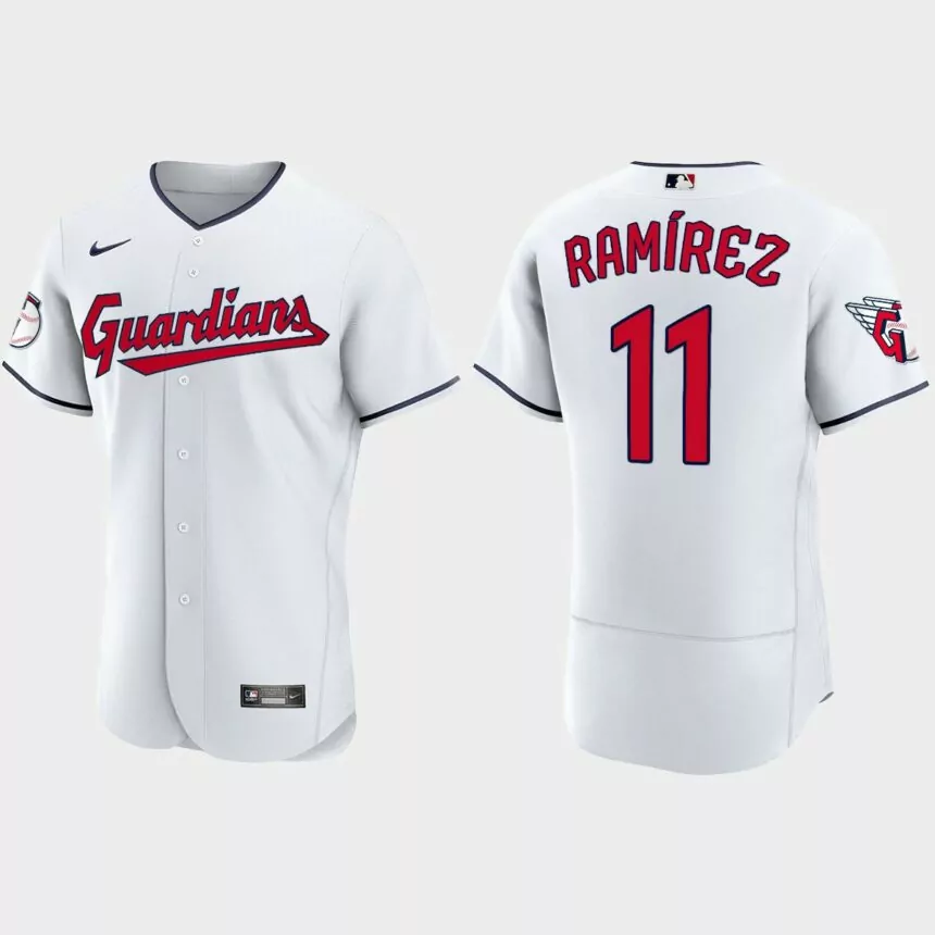 Jose Ramirez Cleveland Guardians 2022 Authentic Home Jersey – White