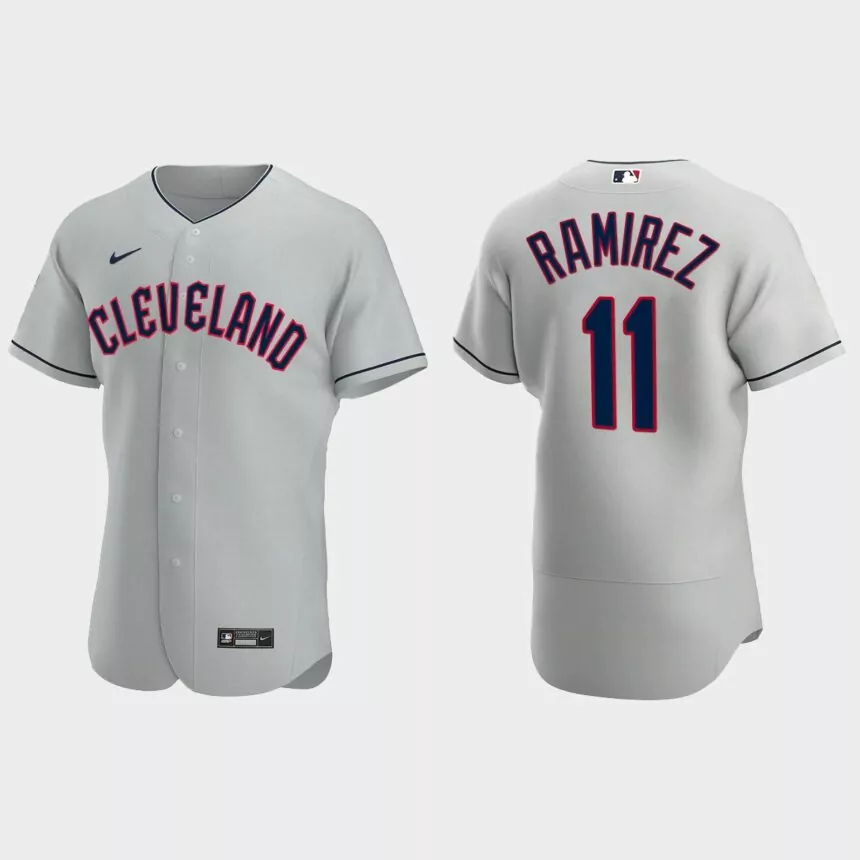 Jose Ramirez Cleveland Guardians 2022 Authentic Road Jersey – Gray