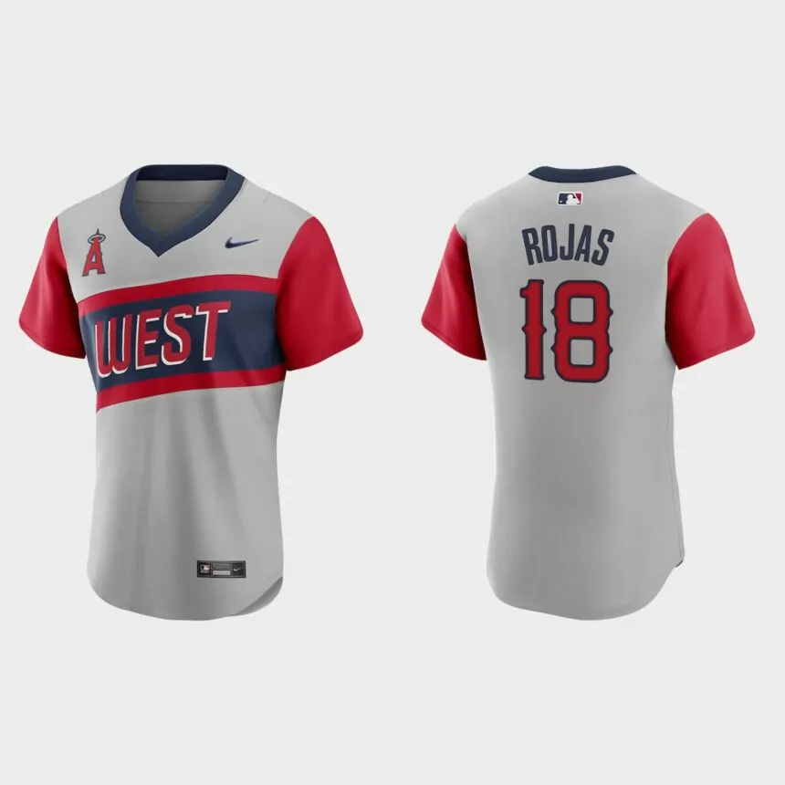 Jose Rojas Los Angeles Angels 2021 Little League Classic Road Authentic Jersey – Gray