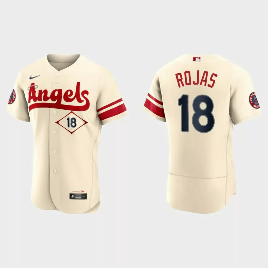 Jose Rojas Los Angeles Angels 2022 City Connect Authentic Jersey – Cream