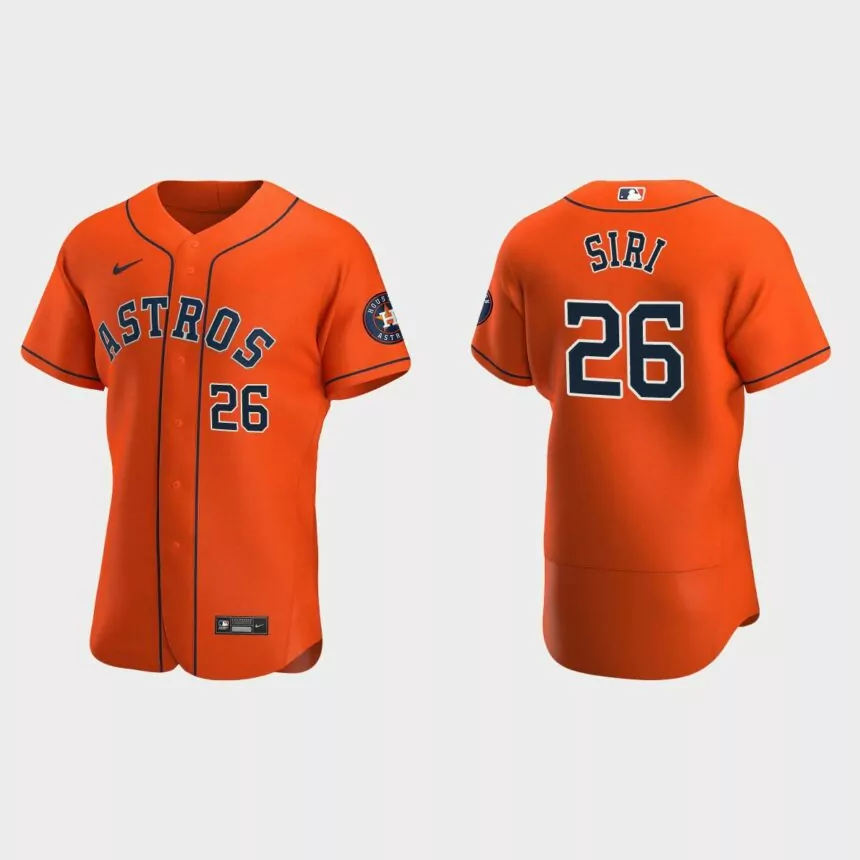 Jose Siri Houston Astros Authentic Alternate Jersey – Orange