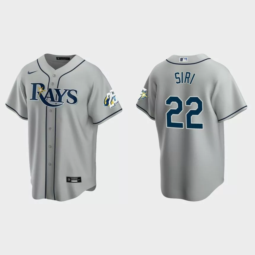 Jose Siri Tampa Bay Rays 25th Anniversary Replica Jersey – Gray
