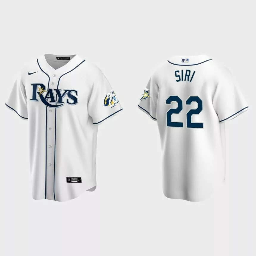 Jose Siri Tampa Bay Rays 25th Anniversary Replica Jersey – White