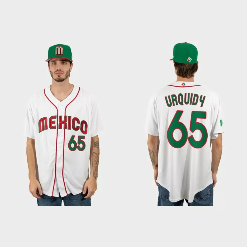Jose Urquidy Mexico Baseball 2023 World Baseball Classic Jersey – White