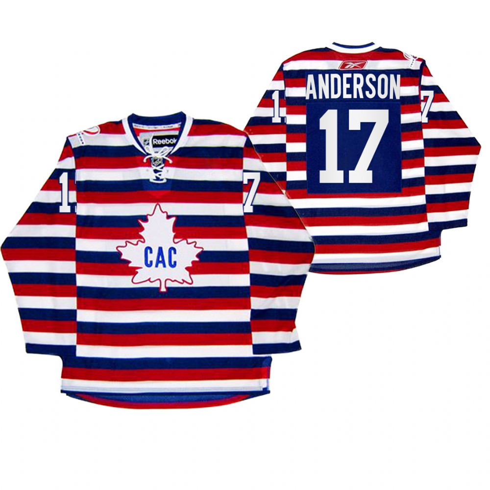 Josh Anderson Montreal Canadiens 100th Anniversary Celebration Red Retro Jersey