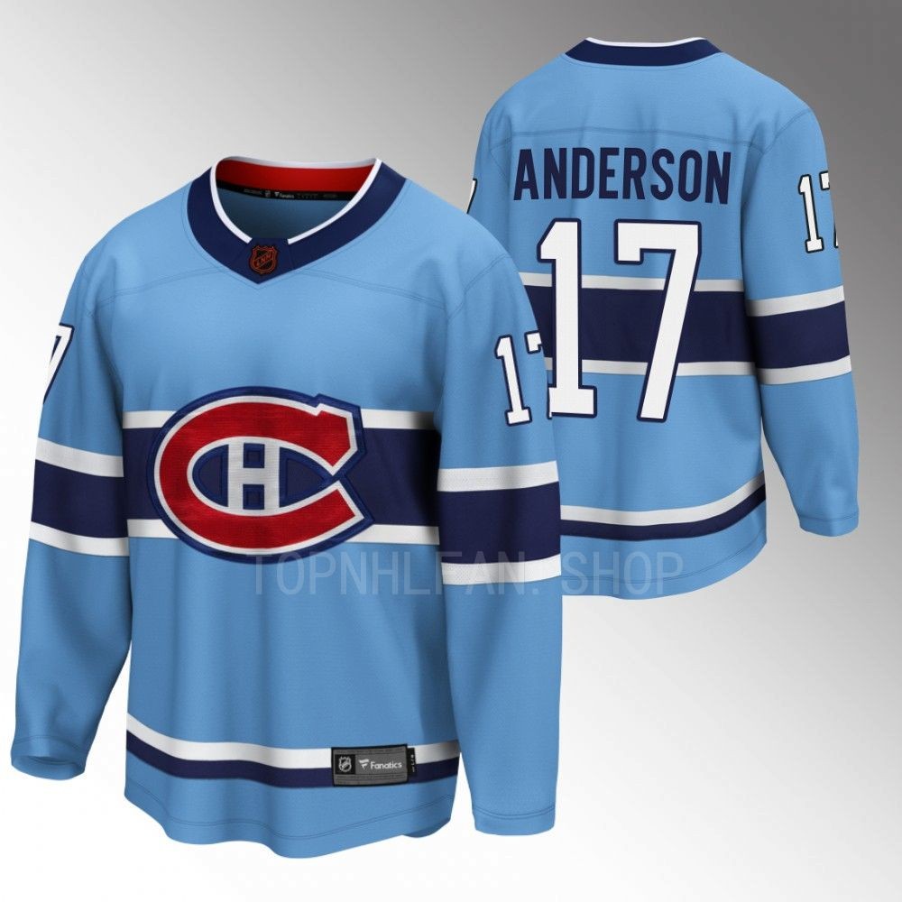 Josh Anderson Montreal Canadiens Jersey Special Edition 2.0 Blue 2022 Breakaway Player