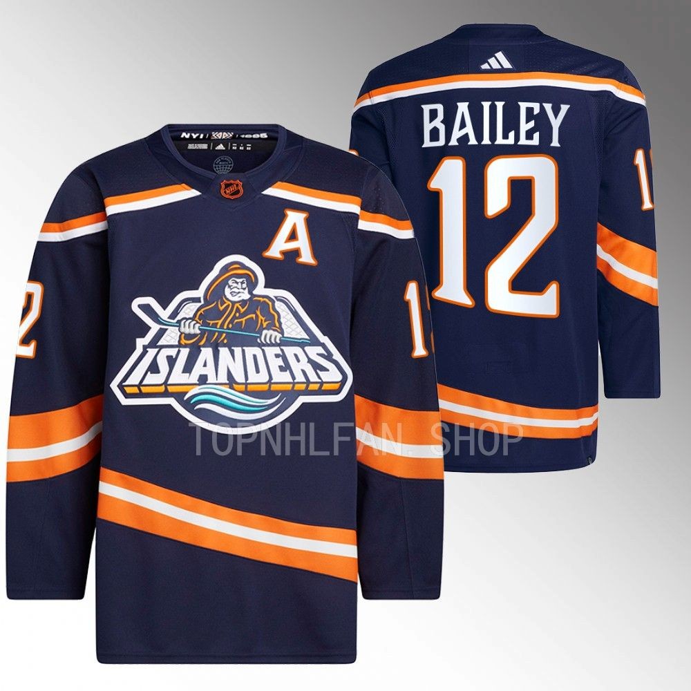Josh Bailey 2022 New York Islanders Navy Reverse Retro 2.0 Primegreen Authentic Jersey