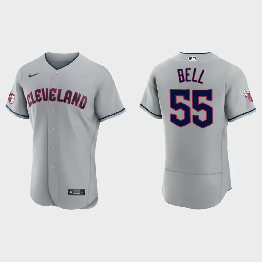 Josh Bell Cleveland Guardians Authentic Jersey – Gray