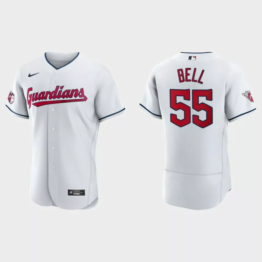 Josh Bell Cleveland Guardians Authentic Jersey – White