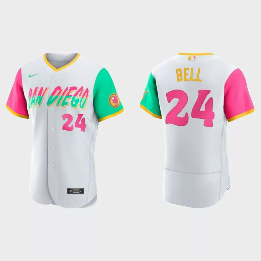 Josh Bell San Diego Padres 2022 City Connect Authentic Jersey – White