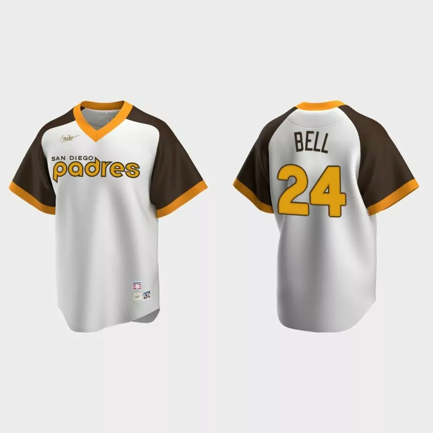 Josh Bell San Diego Padres Cooperstown Collection Home Jersey – White