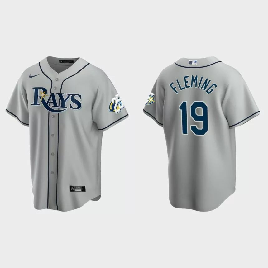 Josh Fleming Tampa Bay Rays 25th Anniversary Replica Jersey – Gray
