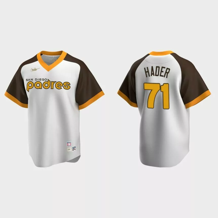 Josh Hader San Diego Padres Cooperstown Collection Home Jersey – White