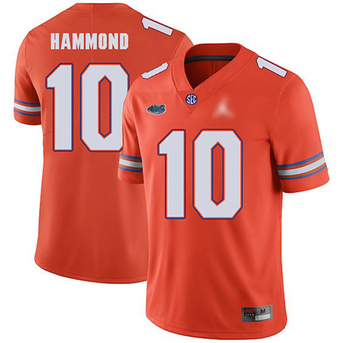 Josh Hammond Florida Gators Men's Jersey - #10 NCAA Orange Untouchable Authentic