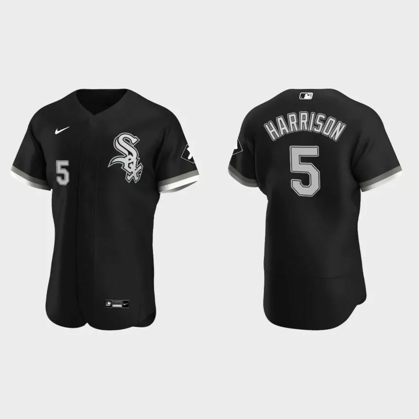 Josh Harrison Chicago White Sox Authentic Alternate Jersey – Black